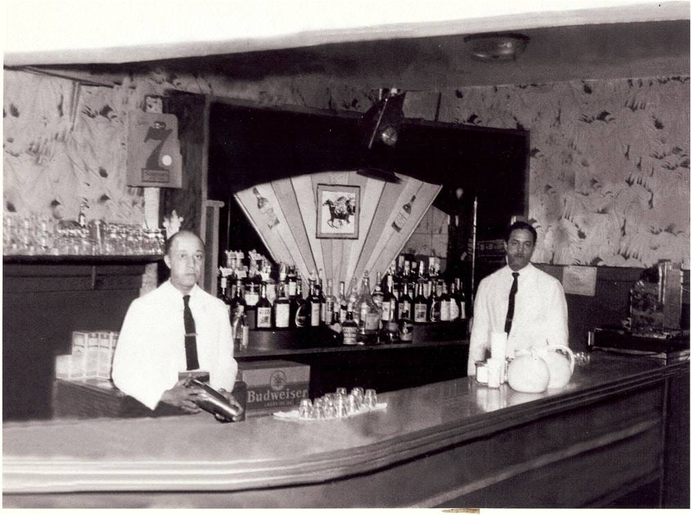 The original satellite bar at Wally's Paradise