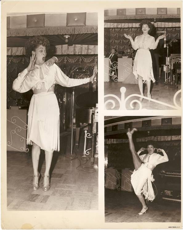A floor show at Wally's Paradise, late 1940s